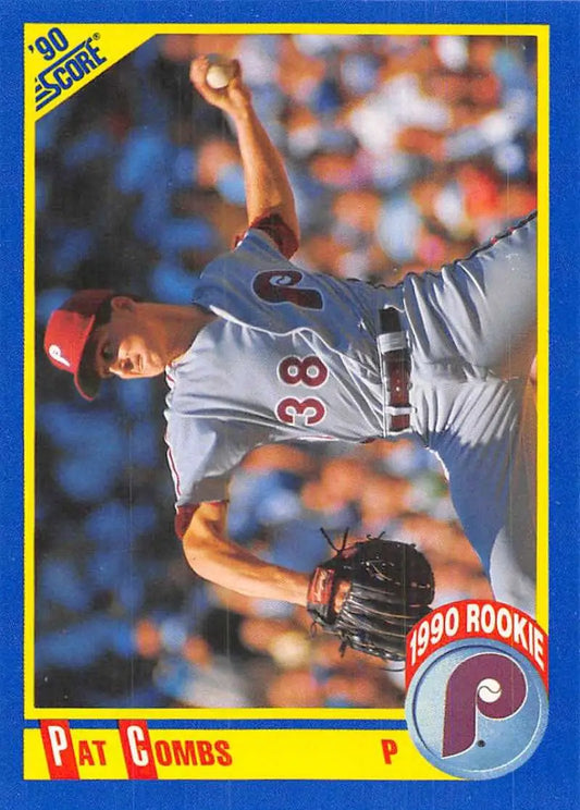 1990 Score #623 Pat Combs EX Excellent Philadelphia Phillies Baseball Card - Baseball Card Single