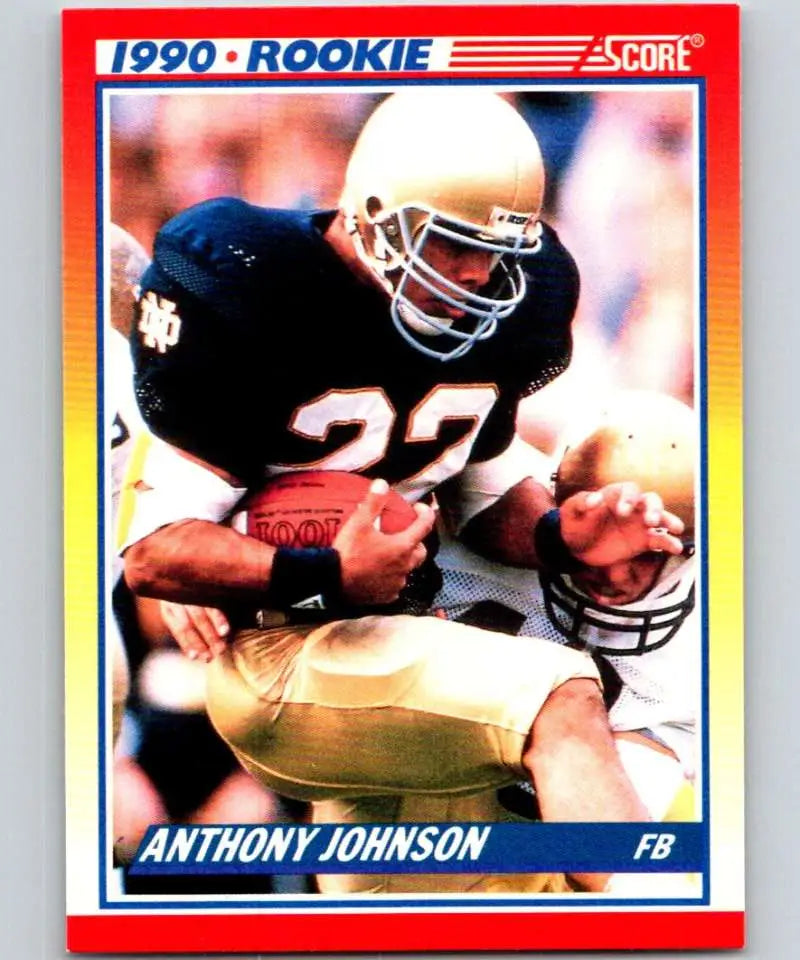 1990 Score #624 Anthony Johnson NM-MT RC Rookie Indianapolis Colts Football Card - Football Card Single