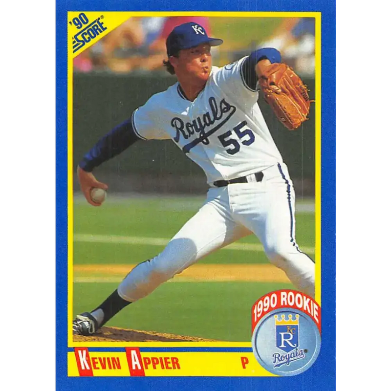 1990 Score #625 Kevin Appier NM-MT Kansas City Royals Baseball Card - Baseball Card Single