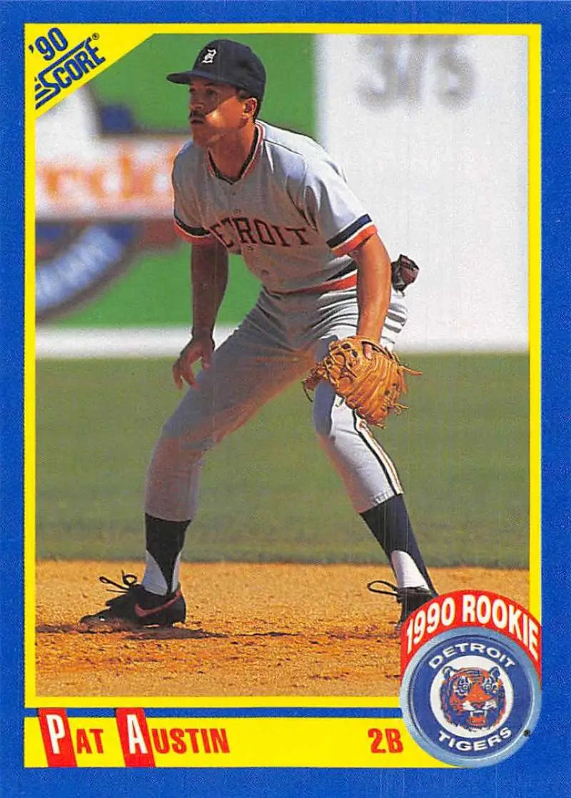 1990 Score #626 Pat Austin EX Excellent RC Rookie Detroit Tigers Baseball Card - Baseball Card Single