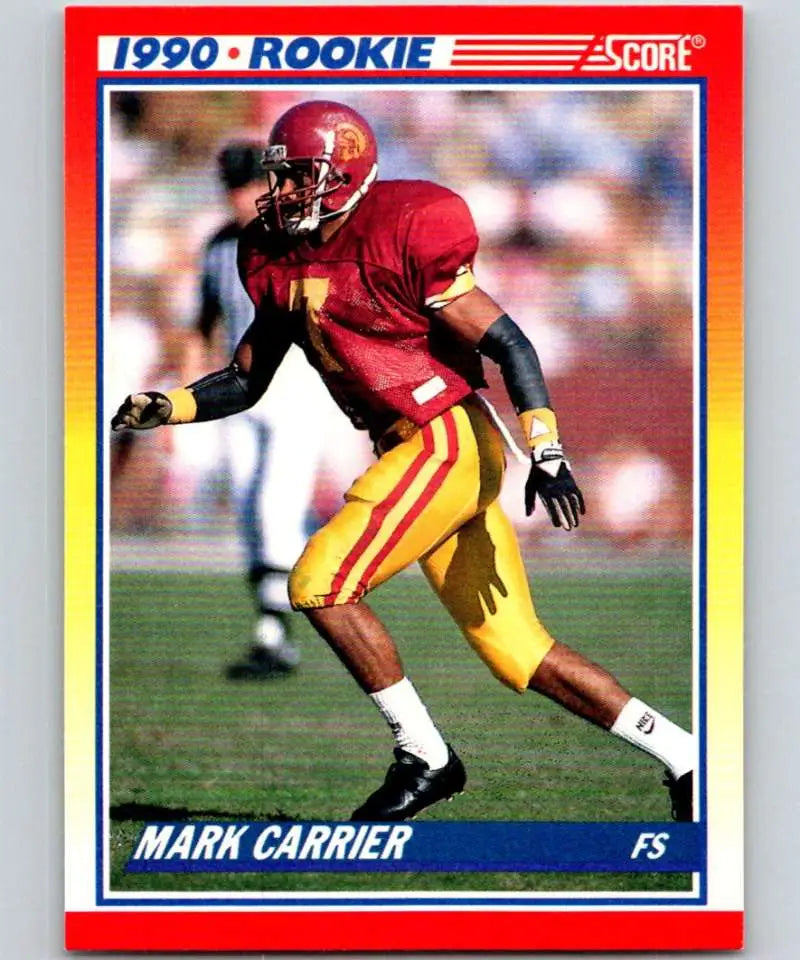 1990 Score #627 Mark Carrier NM-MT RC Rookie Chicago Bears Football Card - Football Card Single