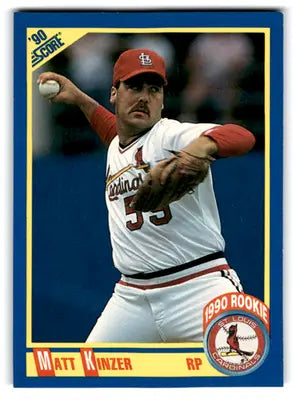 1990 Score #628 Matt Kinzer NM-MT RC Rookie Cardinals ID:70065 - Baseball Card Single