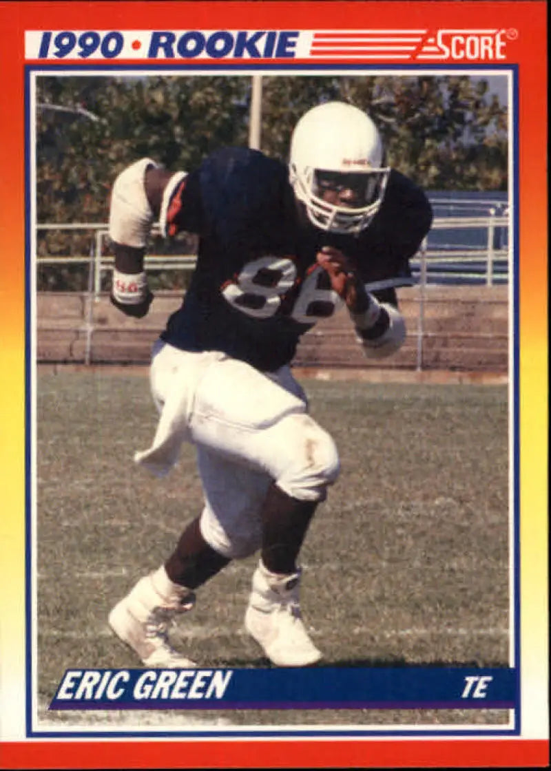 1990 Score #629 Eric Green NM-MT RC Rookie Pittsburgh Steelers Football Card - Football Card Single