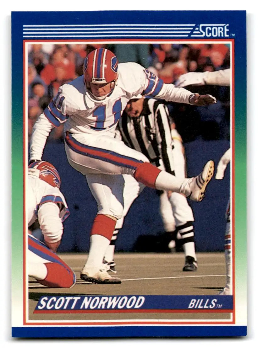 1990 Score #63 Scott Norwood - Football Card Single