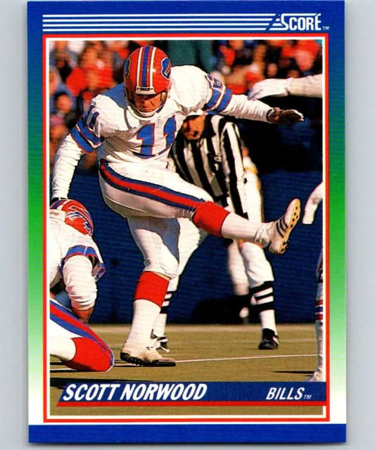 1990 Score #63 Scott Norwood NM-MT Buffalo Bills Football Card