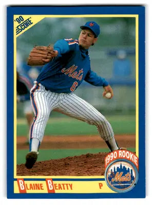 1990 Score #632 Blaine Beatty NM-MT RC Rookie Mets ID:70076 - Baseball Card Single