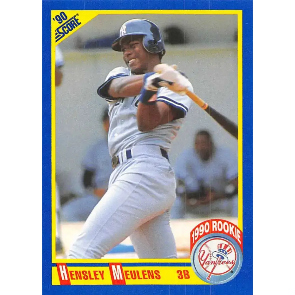 1990 Score #636 Hensley Meulens NM-MT New York Yankees Baseball Card - Baseball Card Single