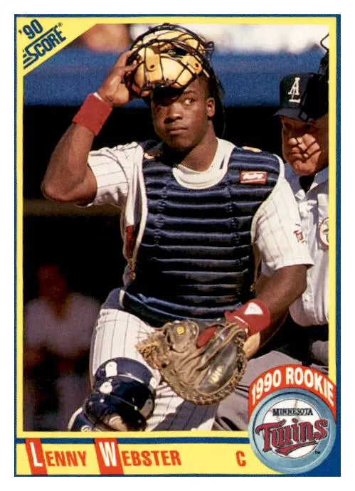 1990 Score #638 Lenny Webster - Baseball Card Single