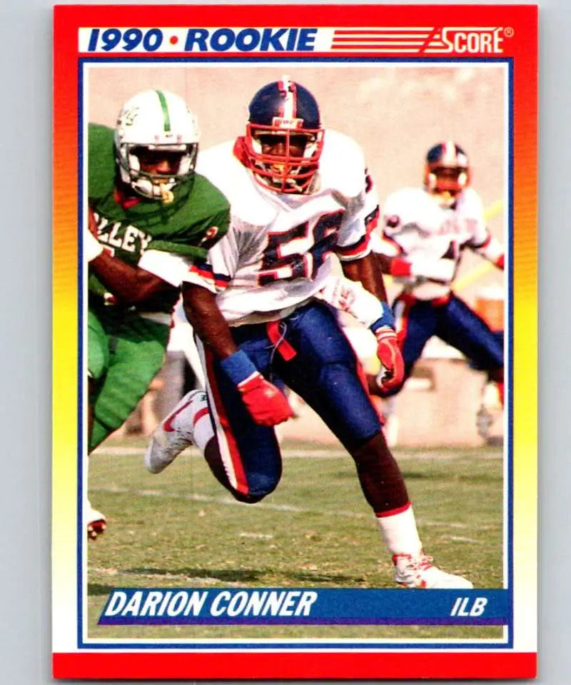 1990 Score #643 Darion Conner NM-MT RC Rookie Atlanta Falcons Football Card - Football Card Single