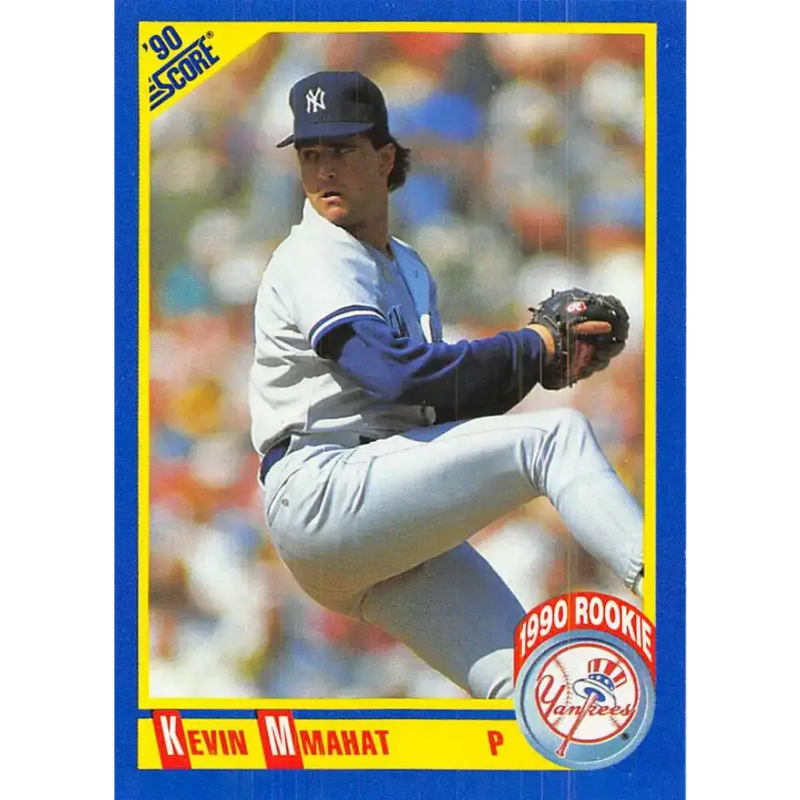 1990 Score #643 Kevin Mmahat NM-MT RC Rookie New York Yankees Baseball Card - Baseball Card Single