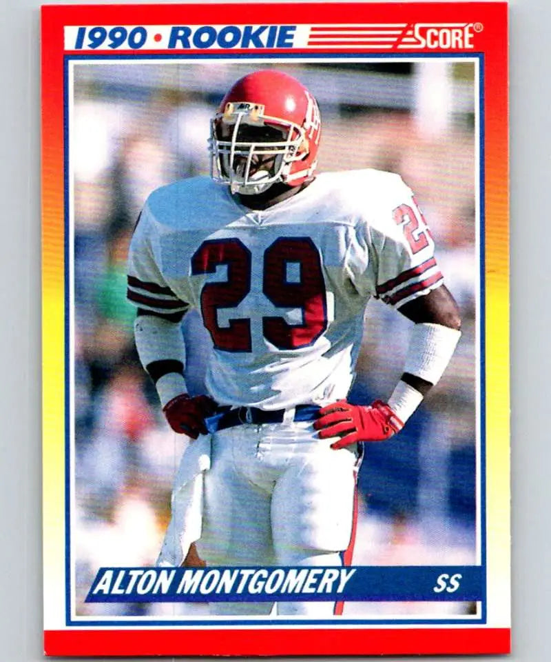 1990 Score #649 Alton Montgomery NM-MT RC Rookie Denver Broncos Football Card - Football Card Single