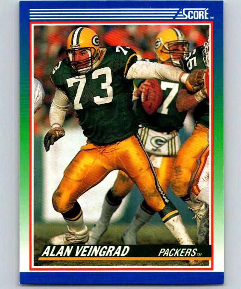 1990 Score #65 Alan Veingrad NM-MT Green Bay Packers Football Card - Football Card Single