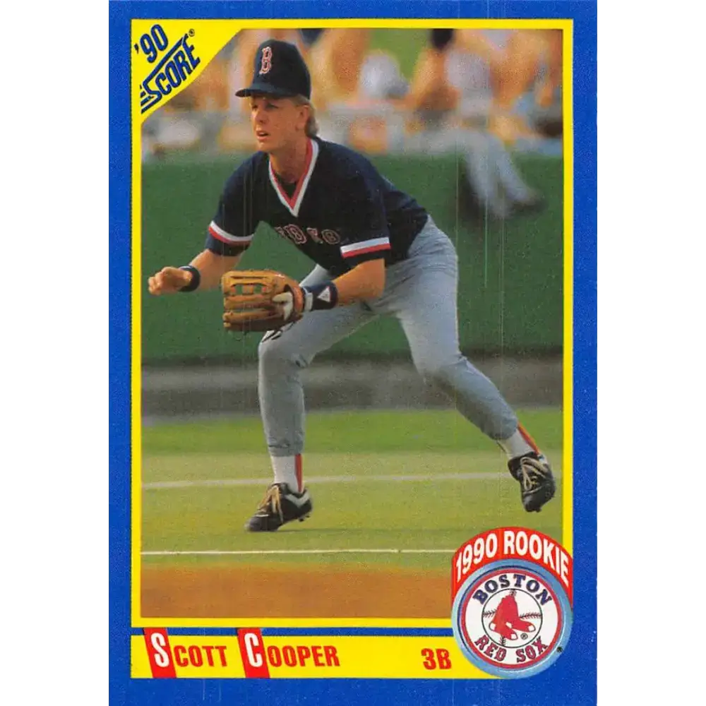 1990 Score #651 Scott Cooper NM-MT RC Rookie Boston Red Sox Baseball Card - Baseball Card Single