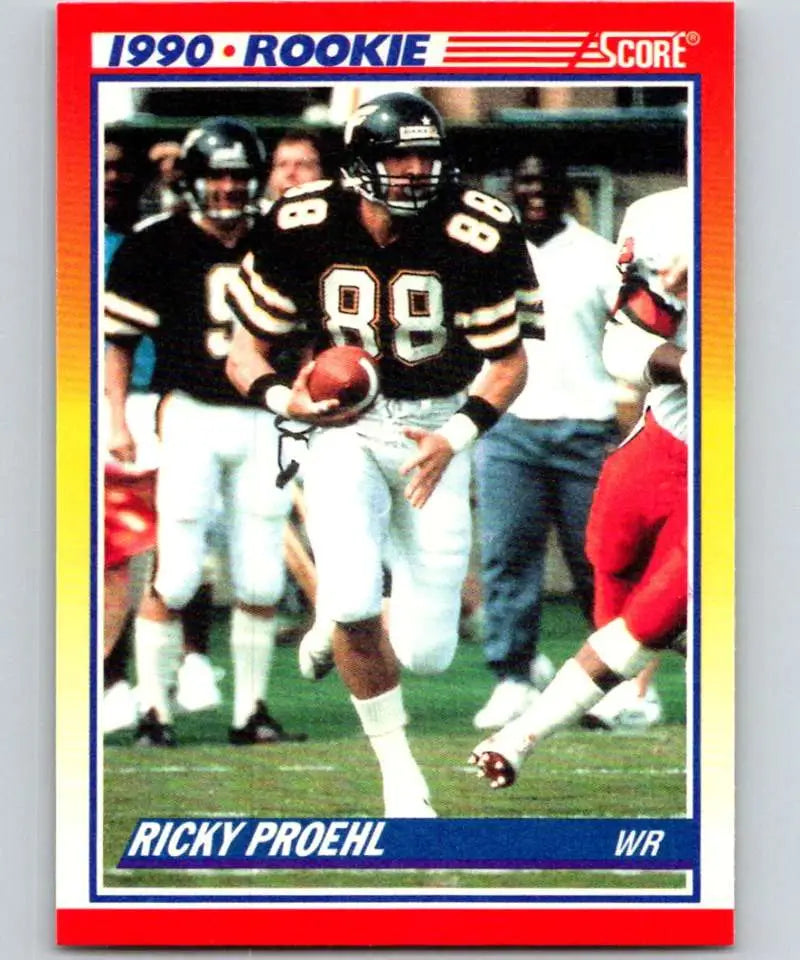 1990 Score #654 Ricky Proehl NM-MT RC Rookie Phoenix Cardinals Football Card - Football Card Single