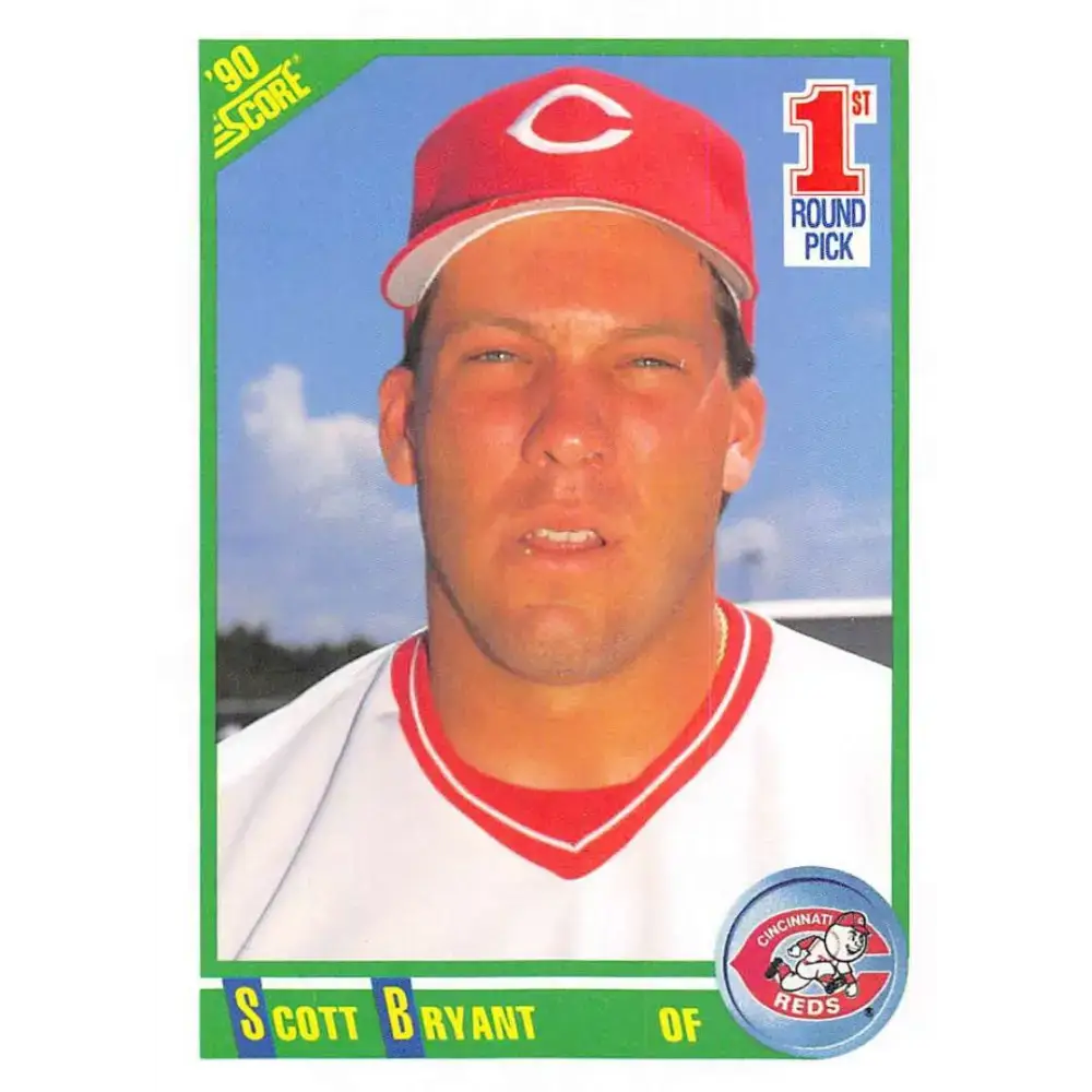 1990 Score #667 Scott Bryant NM-MT RC Rookie Cincinnati Reds Baseball Card - Baseball Card Single