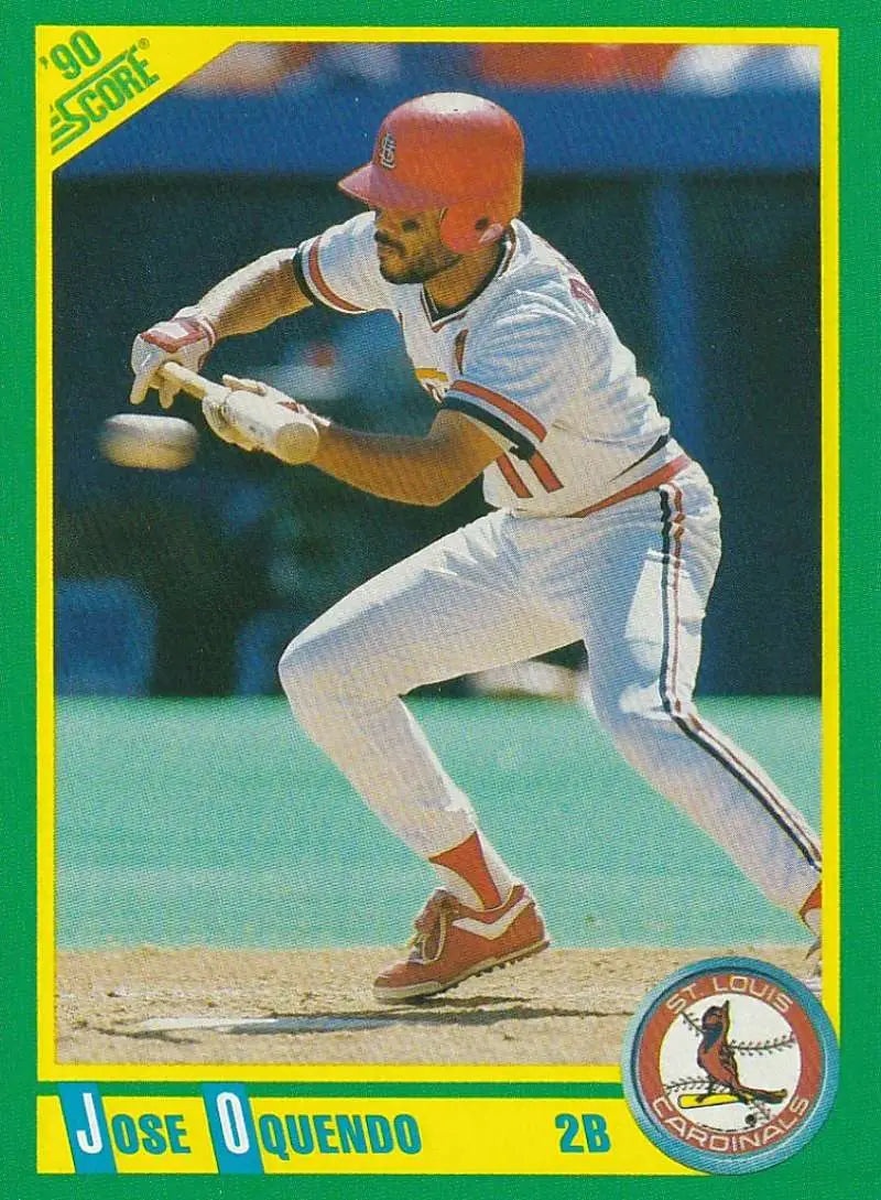 1990 Score #68 Jose Oquendo EX Excellent St. Louis Cardinals Baseball Card - Baseball Card Single