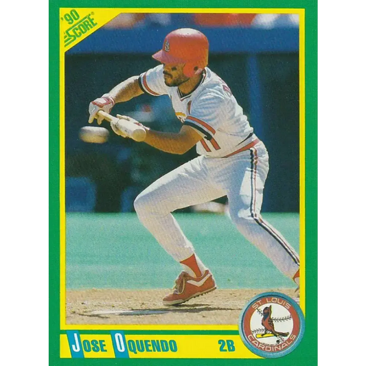 1990 Score #68 Jose Oquendo NM-MT St. Louis Cardinals Baseball Card - Baseball Card Single