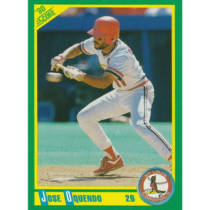 1990 Score #68 Jose Oquendo NM-MT St. Louis Cardinals Baseball Card - Baseball Card Single