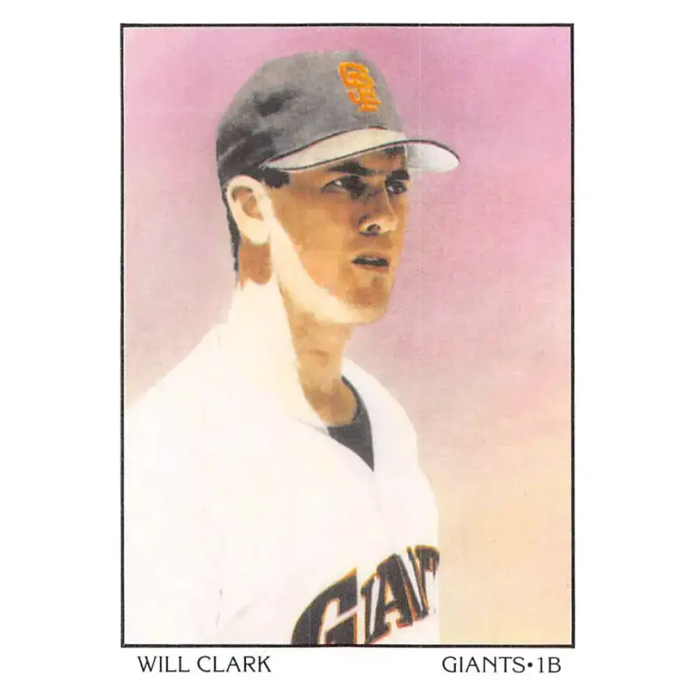 1990 Score #684 Will Clark DT NM-MT San Francisco Giants Baseball Card - Baseball Card Single