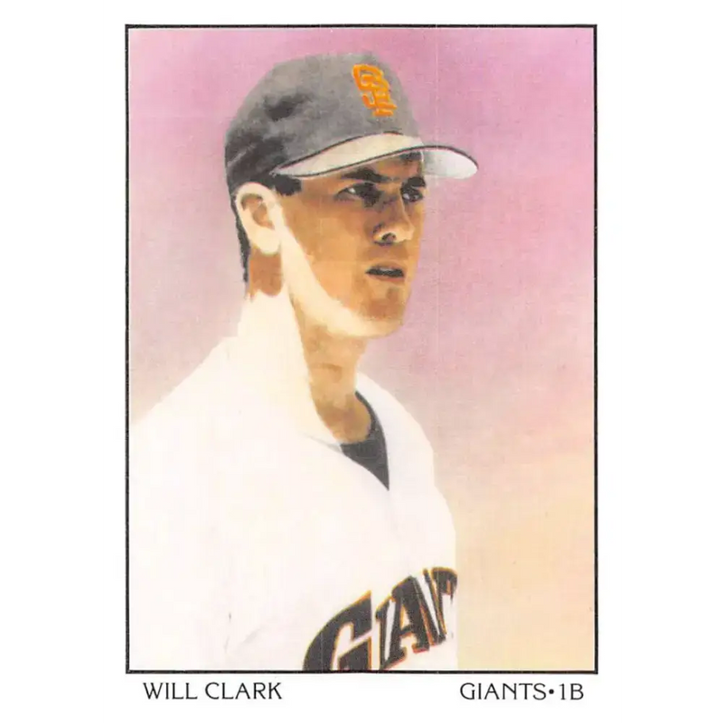 1990 Score #684 Will Clark DT NM-MT San Francisco Giants Baseball Card - Baseball Card Single