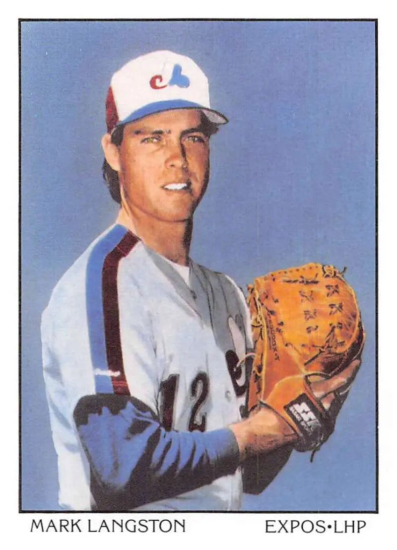 1990 Score #688 Mark Langston EX Excellent Montreal Expos Baseball Card - Baseball Card Single