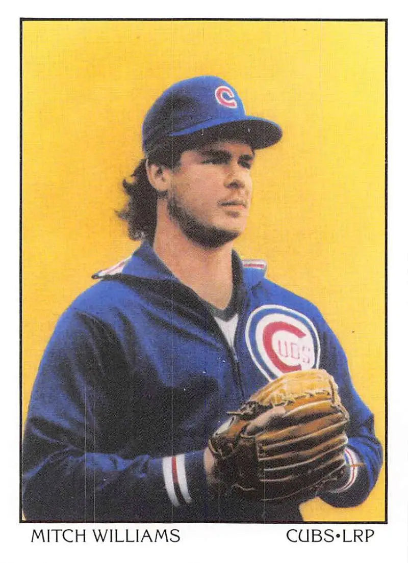 1990 Score #695 Mitch Williams EX Excellent Chicago Cubs Baseball Card - Baseball Card Single