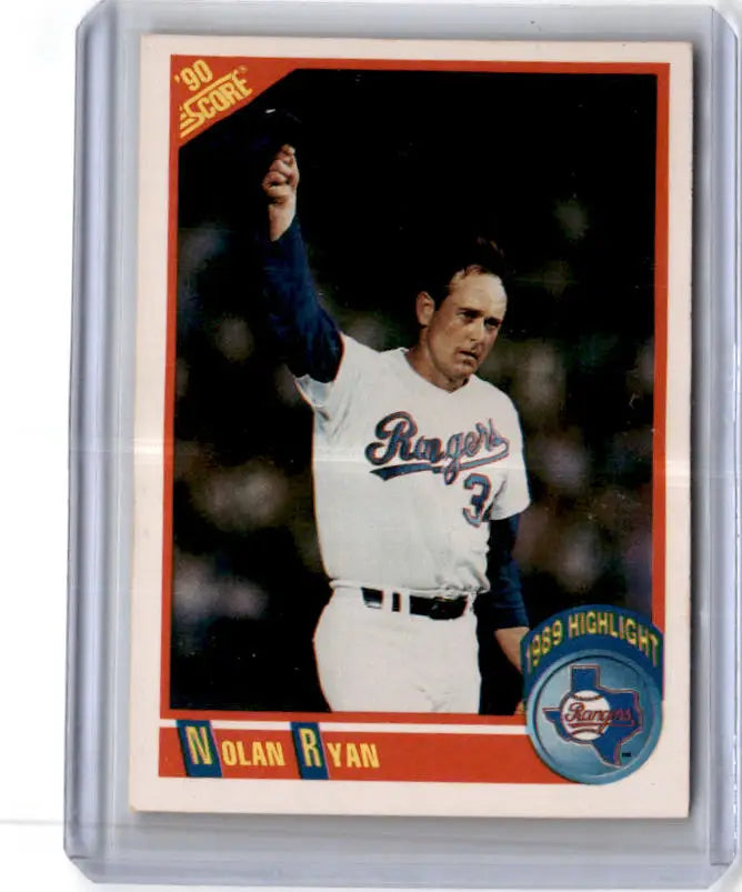 1990 Score #696 Nolan Ryan - Baseball Card Single