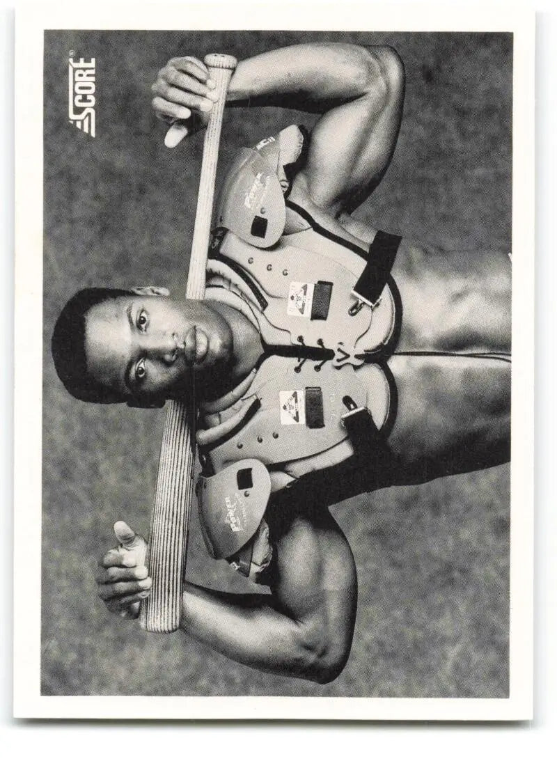 1990 Score #697 Bo Jackson/BB EX Excellent Kansas City Royals Baseball Card - Baseball Card Single