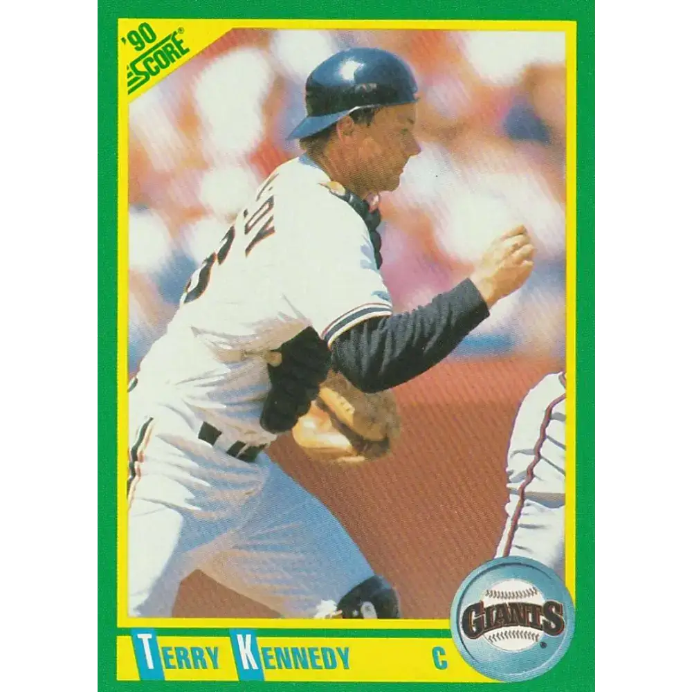 1990 Score #7 Terry Kennedy NM-MT San Francisco Giants Baseball Card - Baseball Card Single
