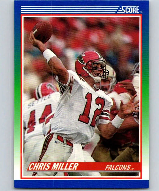 1990 Score #70 Chris Miller NM-MT Atlanta Falcons Football Card
