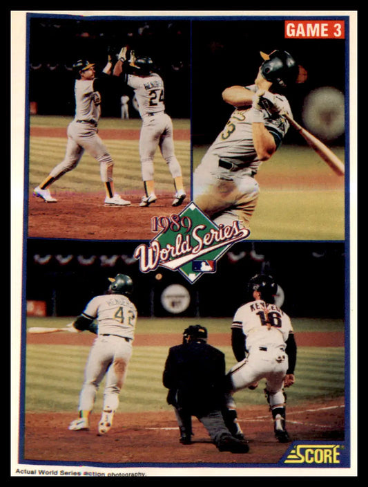 1990 Score #702 1989 World Series Game 3 - Baseball Card Single