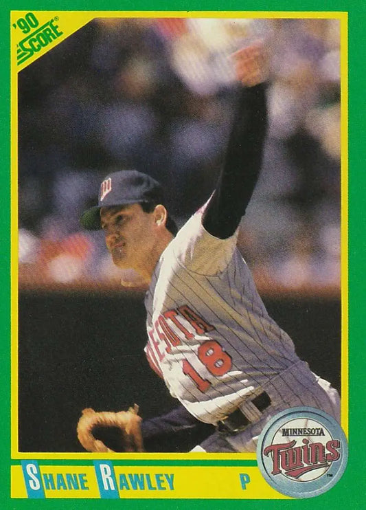 1990 Score #71 Shane Rawley EX Excellent Minnesota Twins Baseball Card - Baseball Card Single