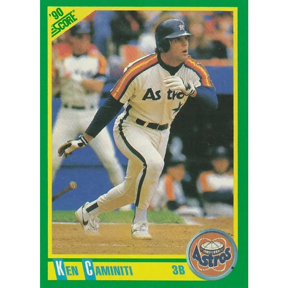 1990 Score #76 Ken Caminiti UER NM-MT Houston Astros Baseball Card - Baseball Card Single