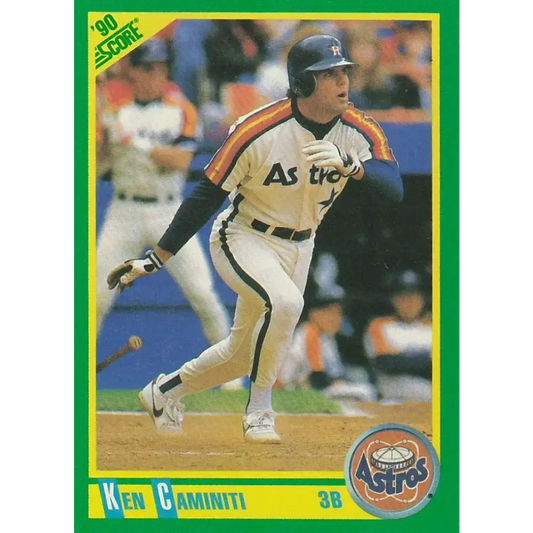 1990 Score #76 Ken Caminiti UER NM-MT Houston Astros Baseball Card - Baseball Card Single