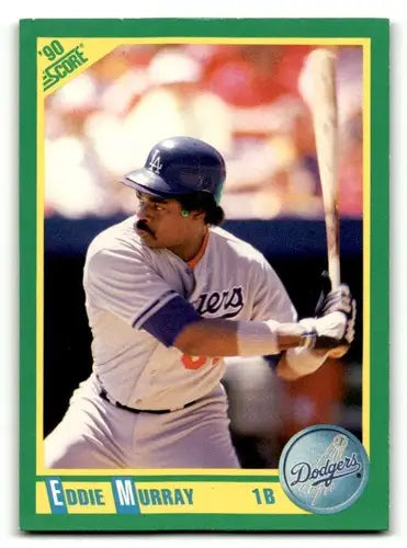 Original gloss Eddie Murray Los Angeles baseball card from 1990 Score set