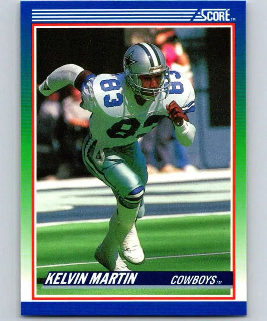 1990 Score #82 Kelvin Martin NM-MT RC Rookie Dallas Cowboys Football Card