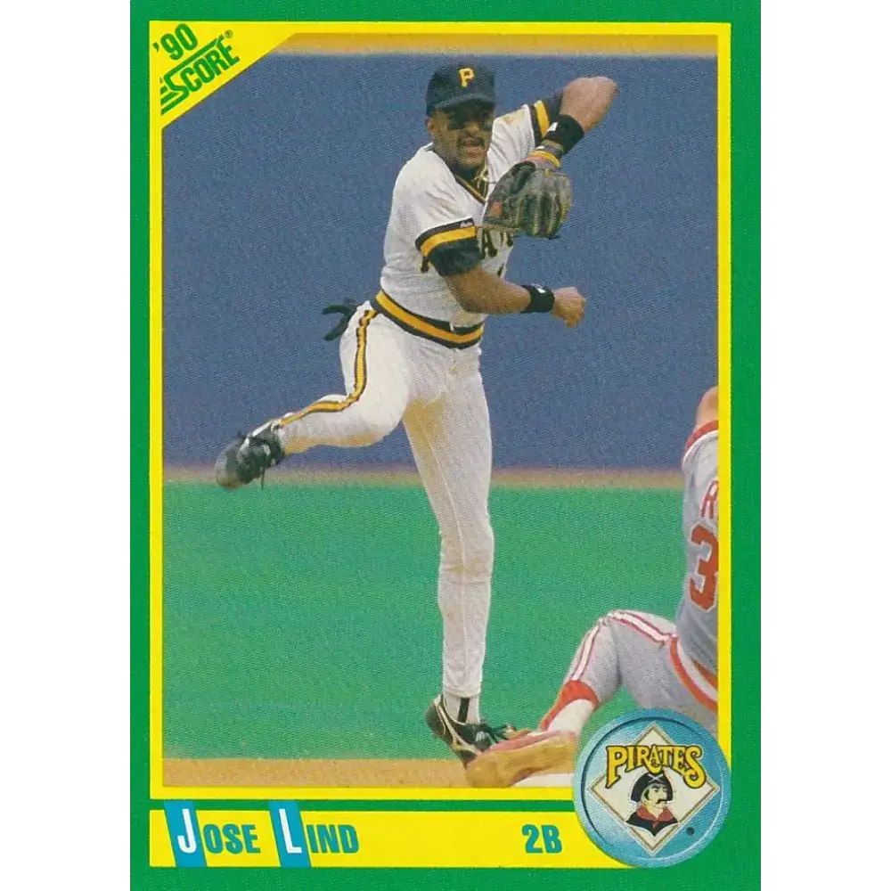 1990 Score #83 Jose Lind NM-MT Pittsburgh Pirates Baseball Card - Baseball Card Single