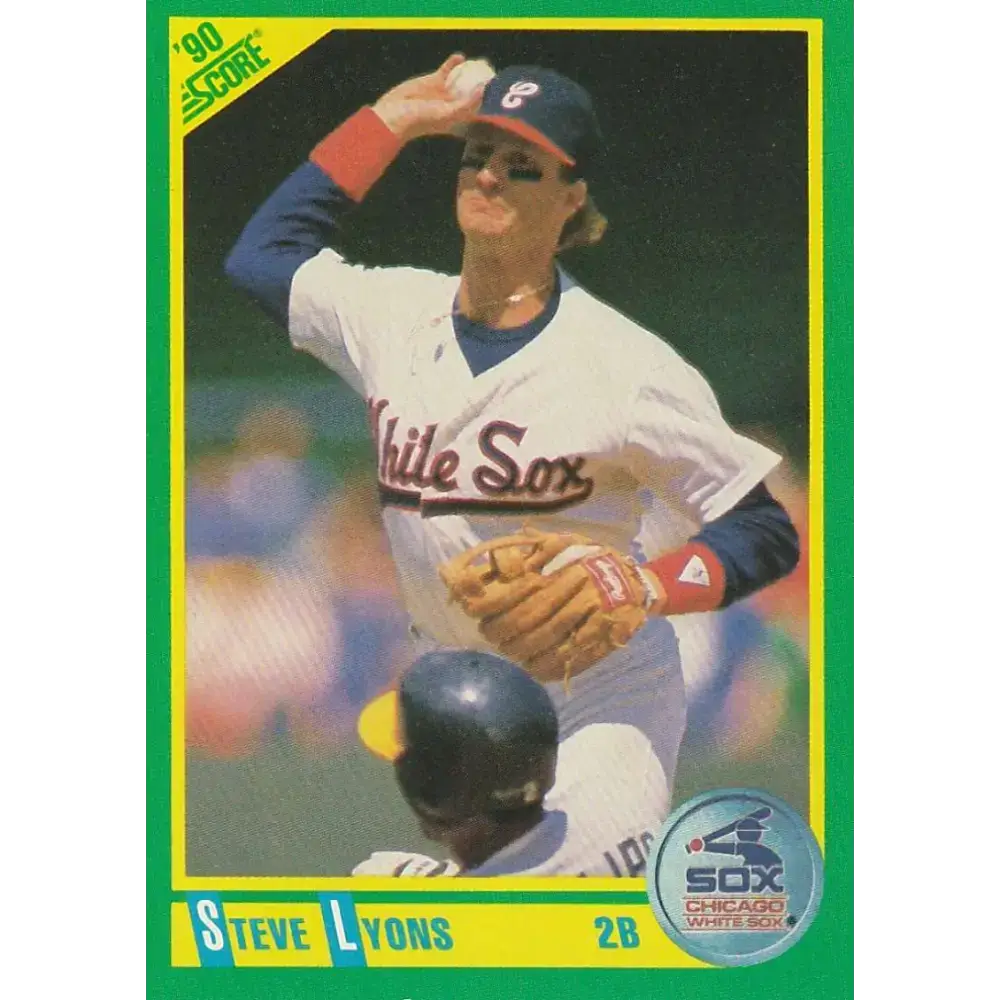 1990 Score #88 Steve Lyons NM-MT Chicago White Sox Baseball Card - Baseball Card Single