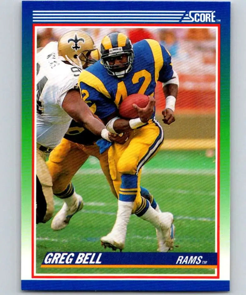1990 Score #89 Greg Bell NM-MT Los Angeles Rams Football Card