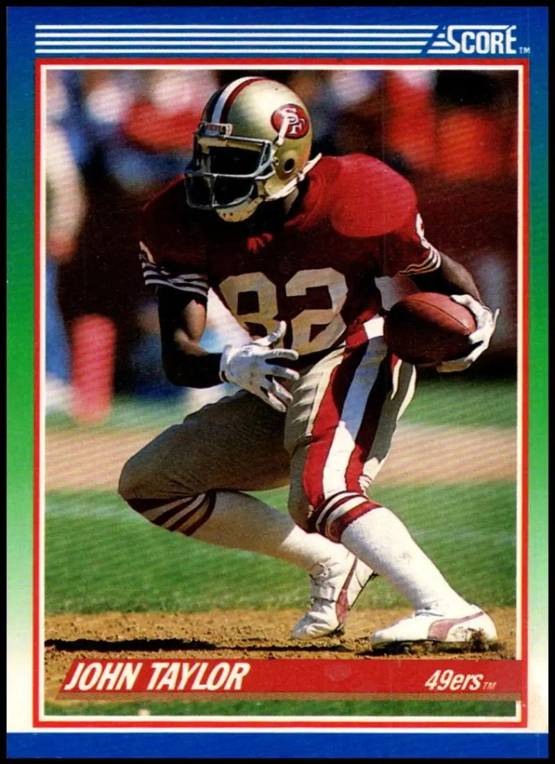 1990 Score #9 John Taylor NM-MT San Francisco 49ers Football Card - Football Card Single