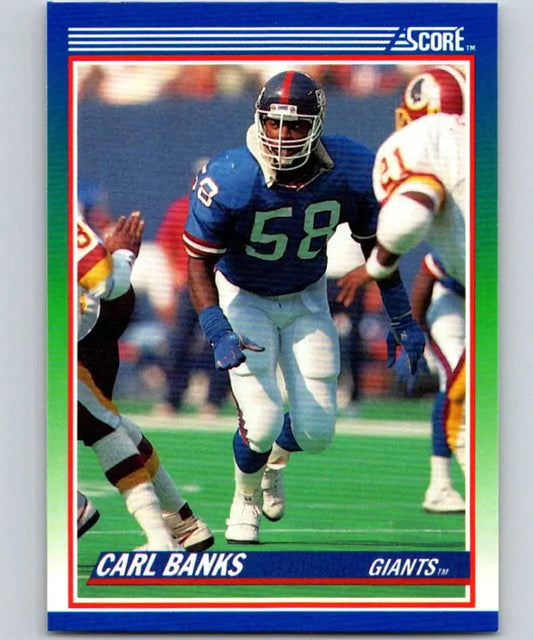 1990 Score #91 Carl Banks NM-MT New York Giants Football Card