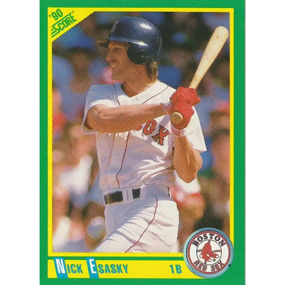 1990 Score #91 Nick Esasky NM-MT Boston Red Sox Baseball Card - Baseball Card Single