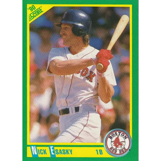 1990 Score #91 Nick Esasky NM-MT Boston Red Sox Baseball Card - Baseball Card Single