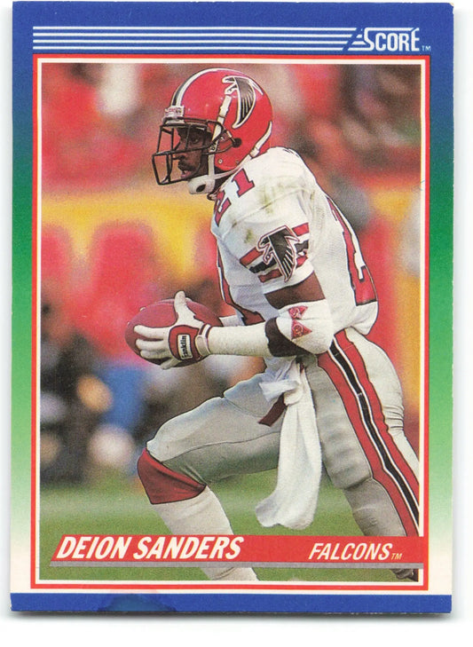 1990 Score #95 Deion Sanders NM-MT Atlanta Falcons Football Card - Football Card Single