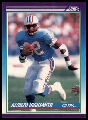 1990 Score Alonzo Highsmith 138 Houston Oilers NM - Football Card Single