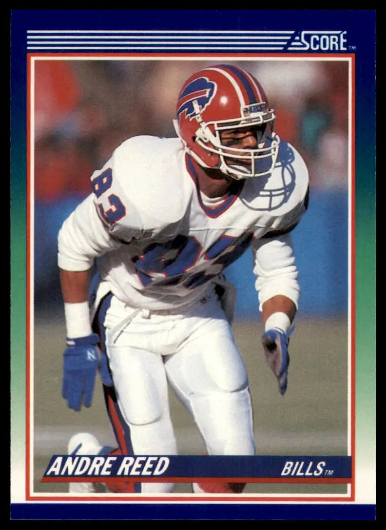 1990 Score Andre Reed 57 Buffalo Bills NM - Football Card Single
