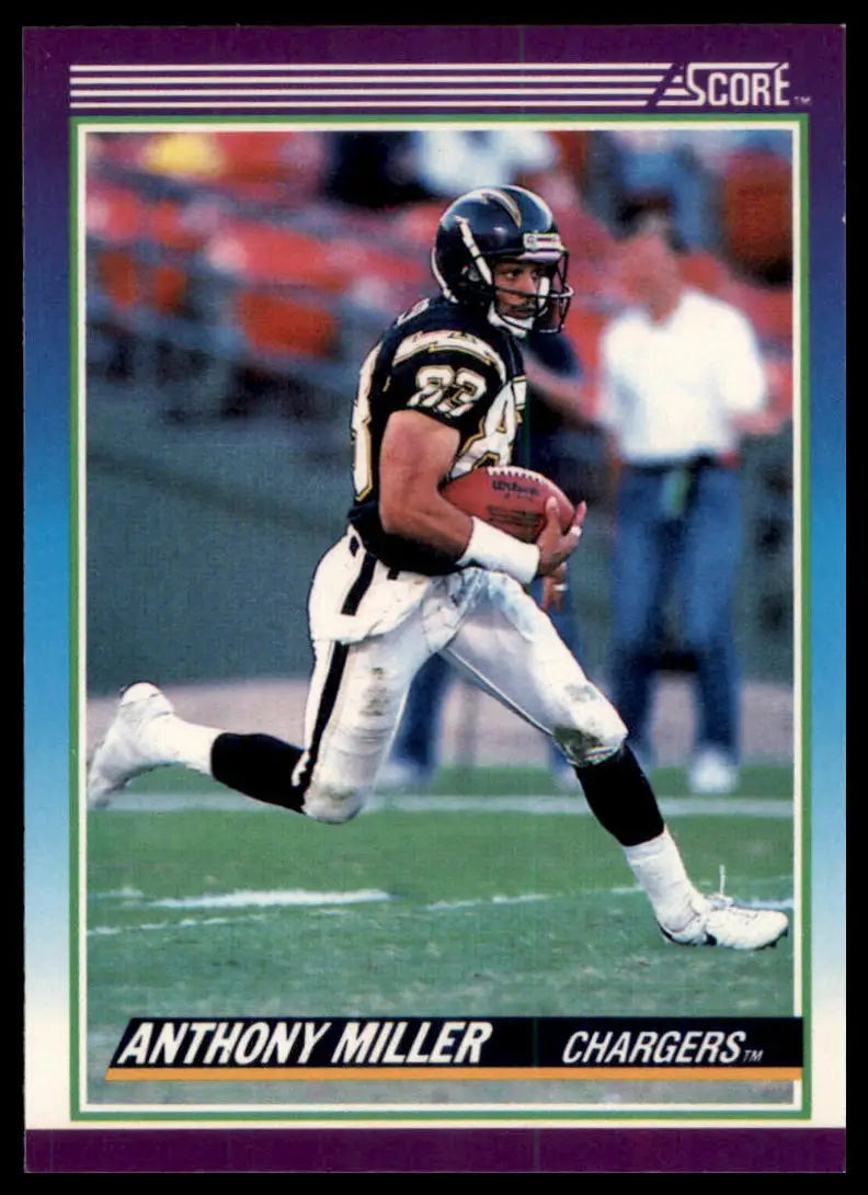 1990 Score Anthony Miller 220 San Diego Chargers NM - Football Card Single