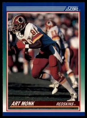 1990 Score Art Monk 12 Washington Redskins NM - Football Card Single