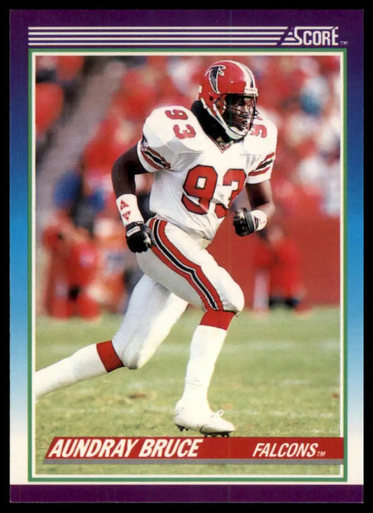 1990 Score Aundray Bruce 167 Atlanta Falcons NM - Football Card Single