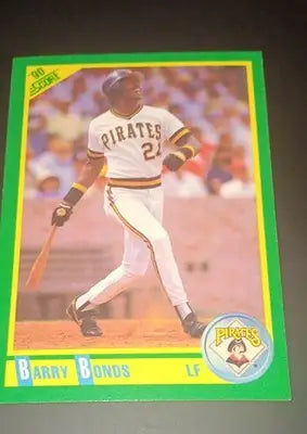 1990 Score - Barry Bonds #4. Pittsburgh Pirates. NRMT+ - Baseball Card Single
